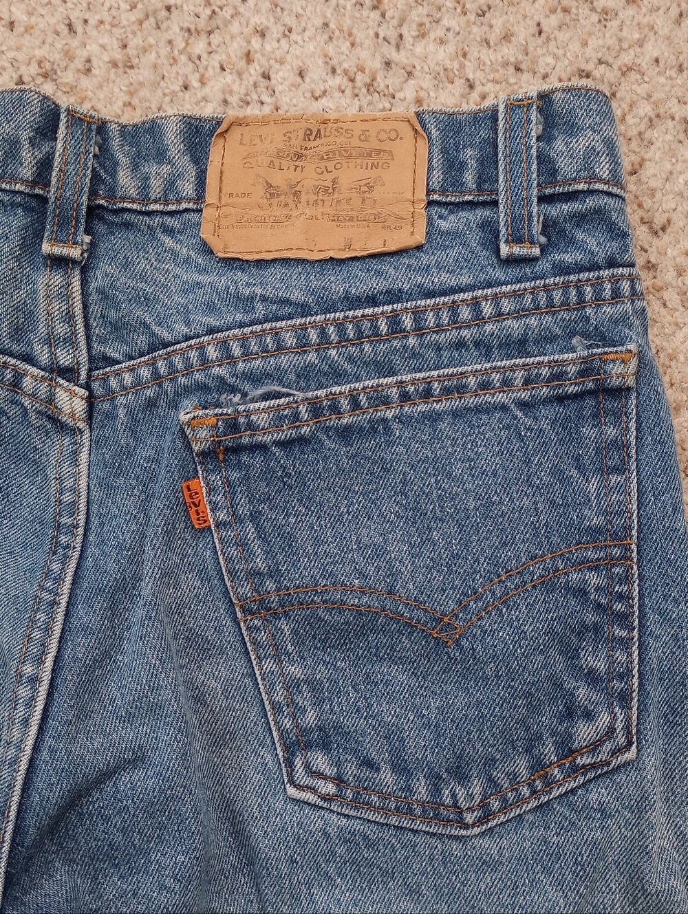 Vintage Levi's Jeans Orange Tag
